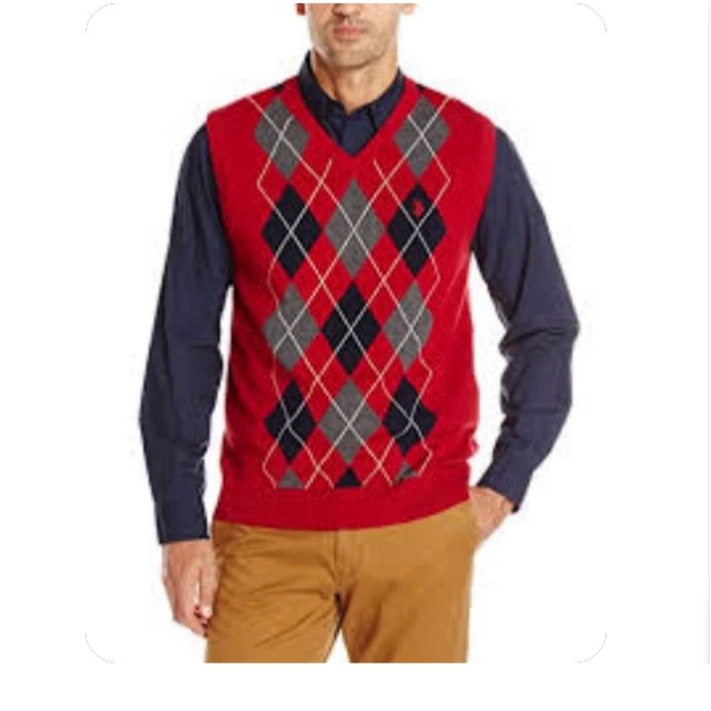 U.S. Polo Assn. Men’s Fine Gauge Sweater Vest Size XXL ‎ Cotton